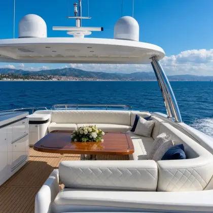 Custom marine boat upholstery